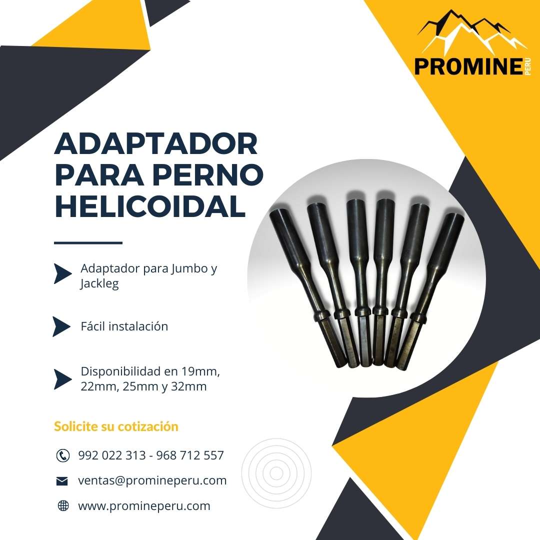 ADAPTADOR DE PERNO HELICOIDAL BAHE PROMINE PERU